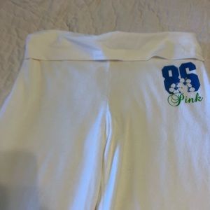 Vintage Victoria Secret Pink wide leg capris